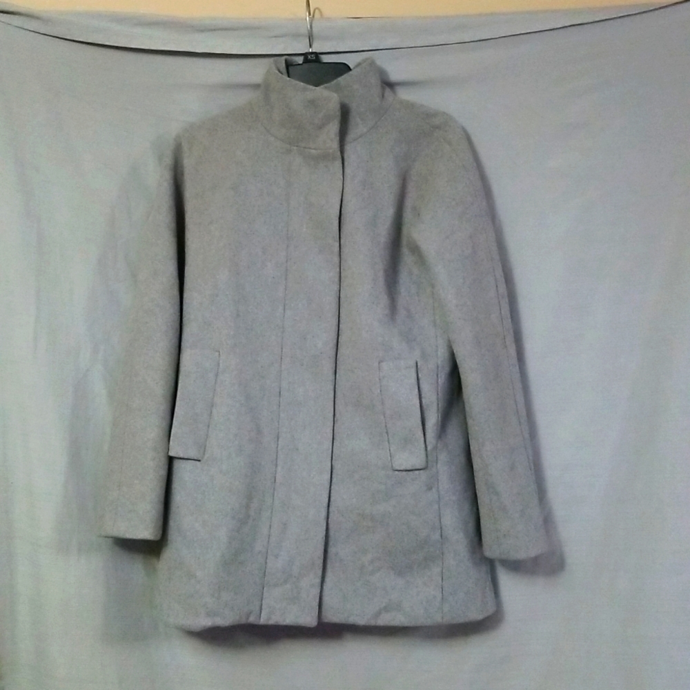 Jcrew Wool city coat grey size 4